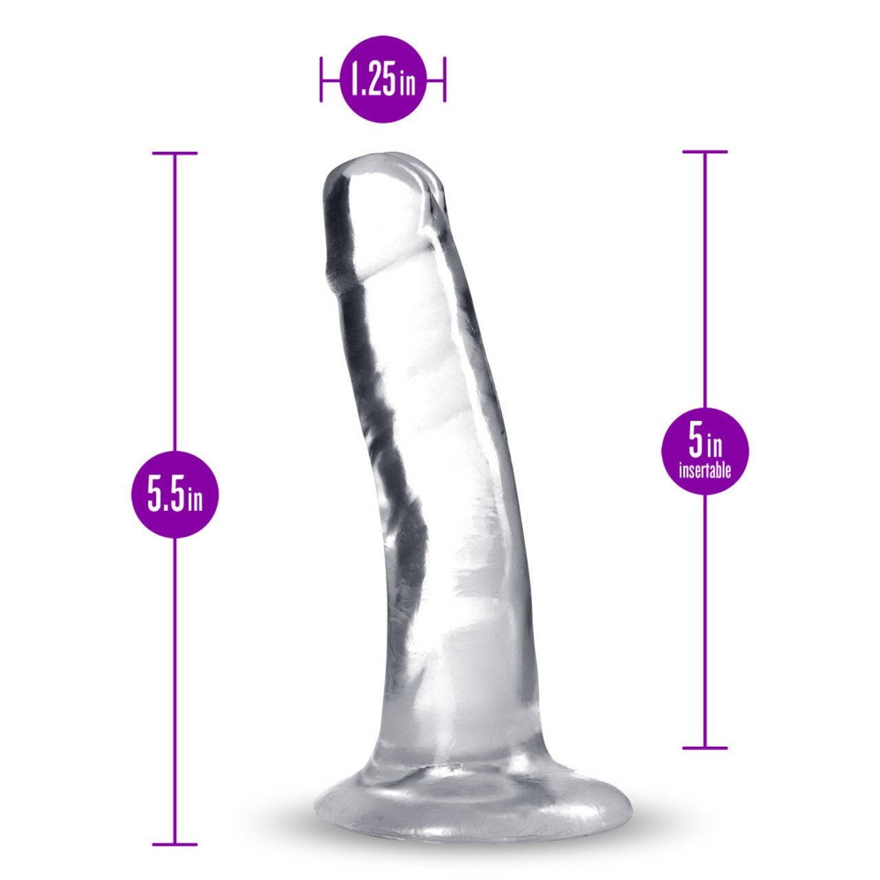 Blush - B Yours Plus Hard n’ Happy - 5 Inch (Clear)