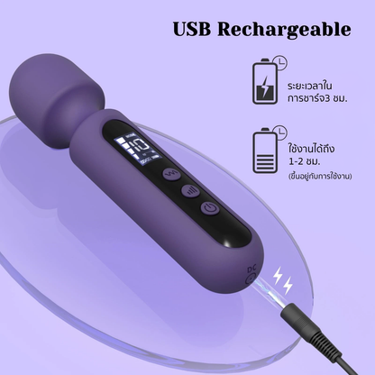 Tracy's Dog - Wand Vibrator with 3 Systems (C spot, G spot, Nipple)
