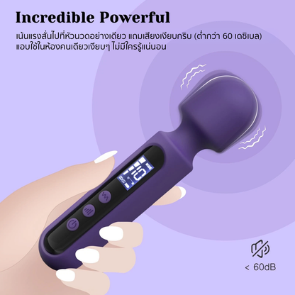Tracy's Dog - Wand Vibrator with 3 Systems (C spot, G spot, Nipple)