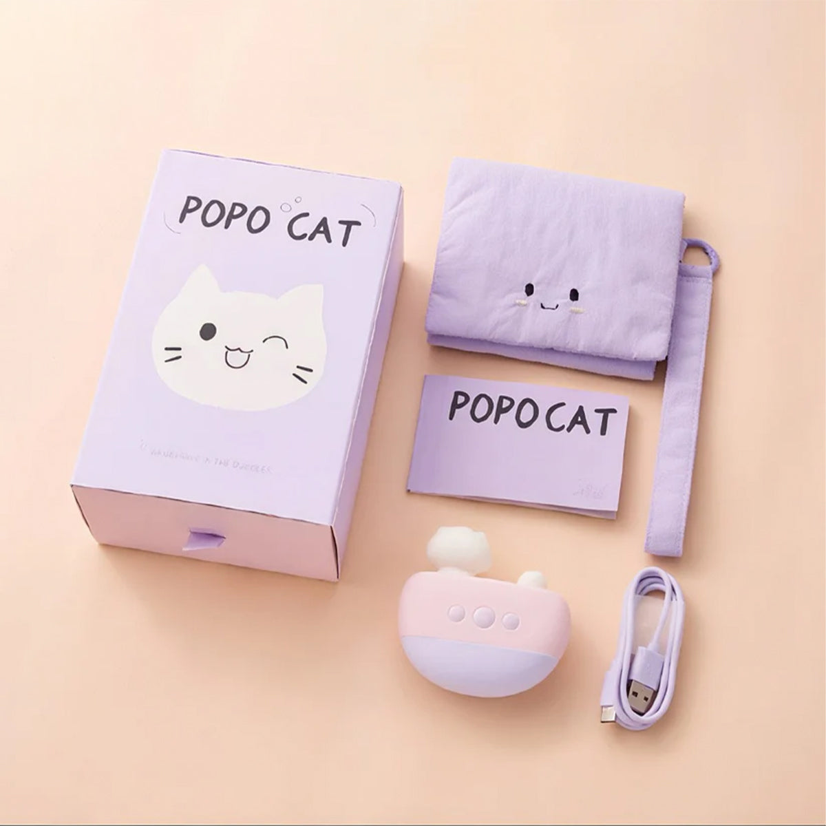 Popocat - Cat Head Cute Sucking Vibrator